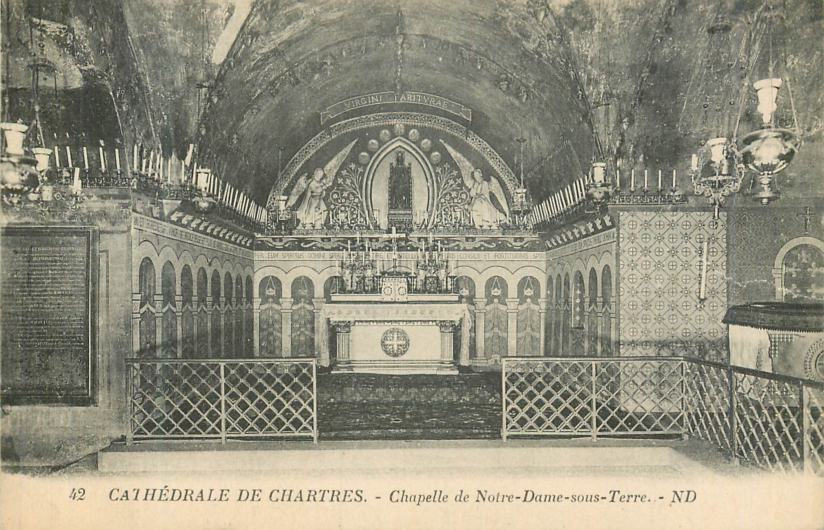 Cathédrale de Chartres — Chapelle de Notre-Dame-sous-Terre — ND