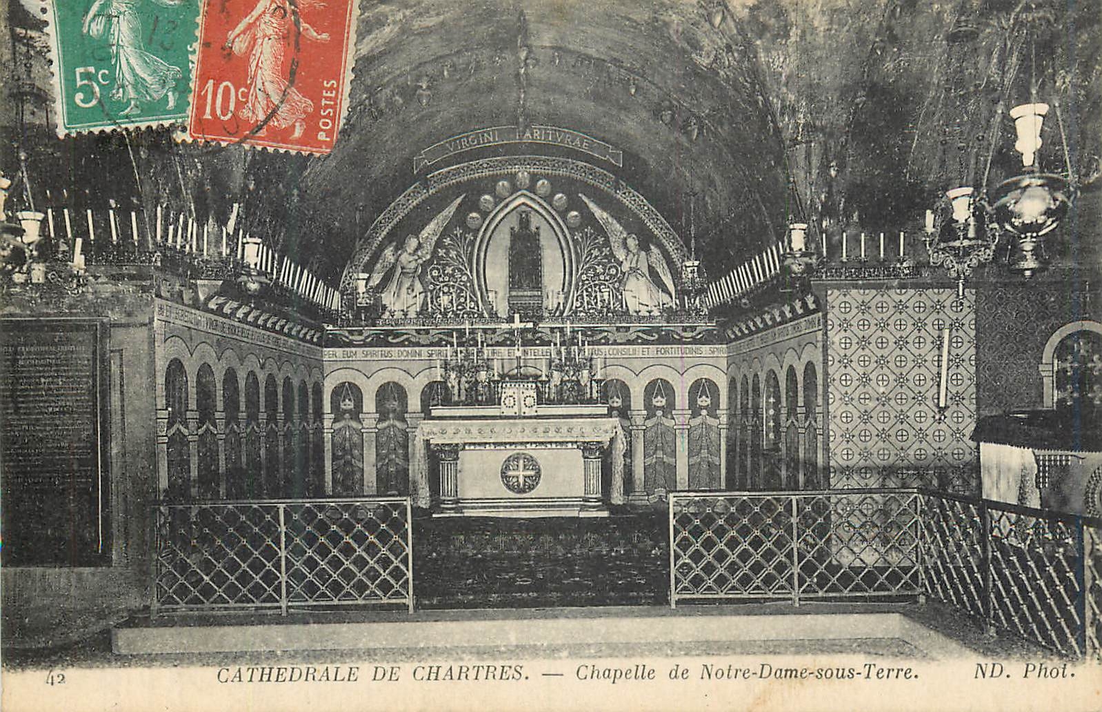Kathedrale von Chartres — Kapelle Notre-Dame-sous-Terre — ND. Phot.