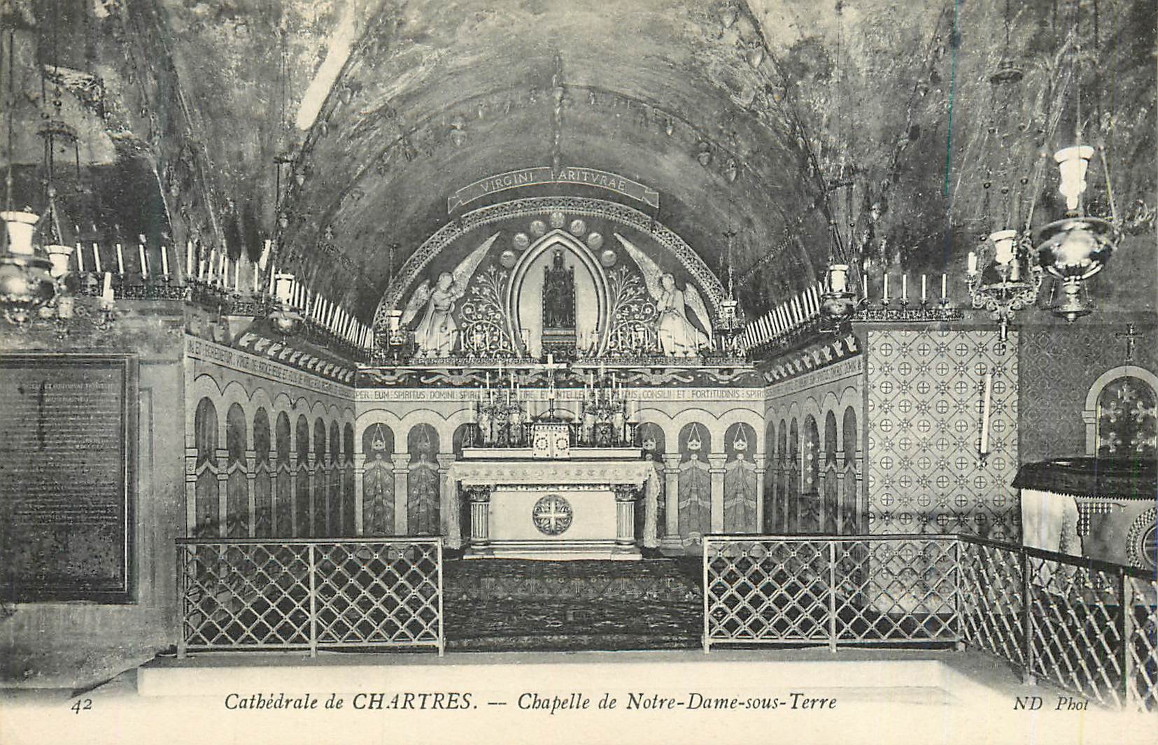 Kathedrale von CHARTRES — Kapelle Notre-Dame-sous-Terre — ND Phot