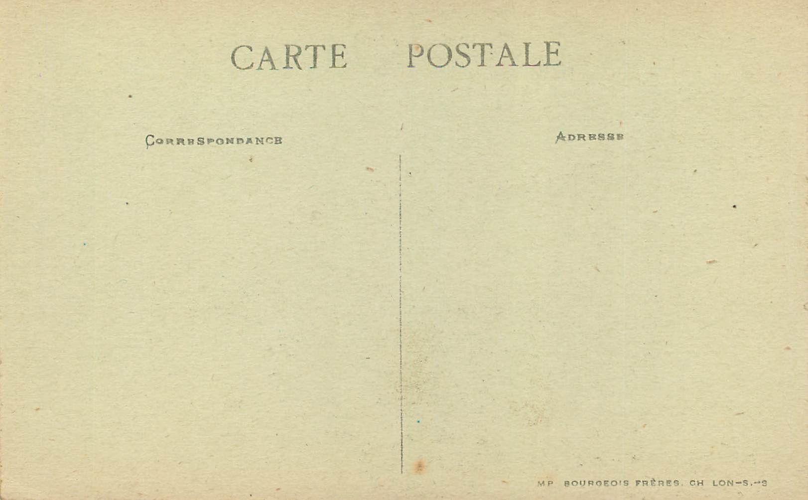 CPA Environs de Nolay (Cote d'Or) La Tournee — Rückseite