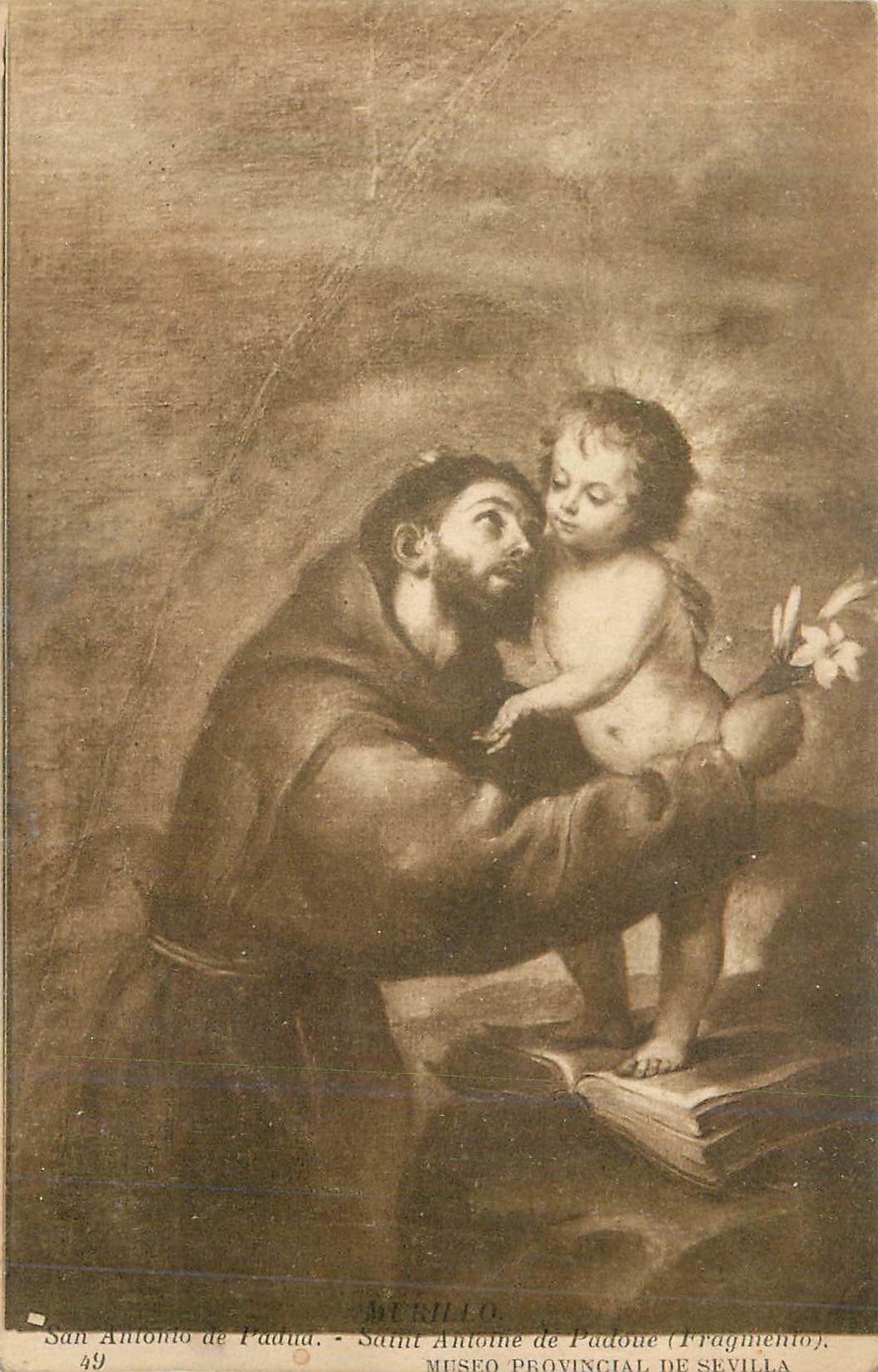 CPA Saint Antoine de Padoue (Fragmenta) Museo Provincial de Sevilla
