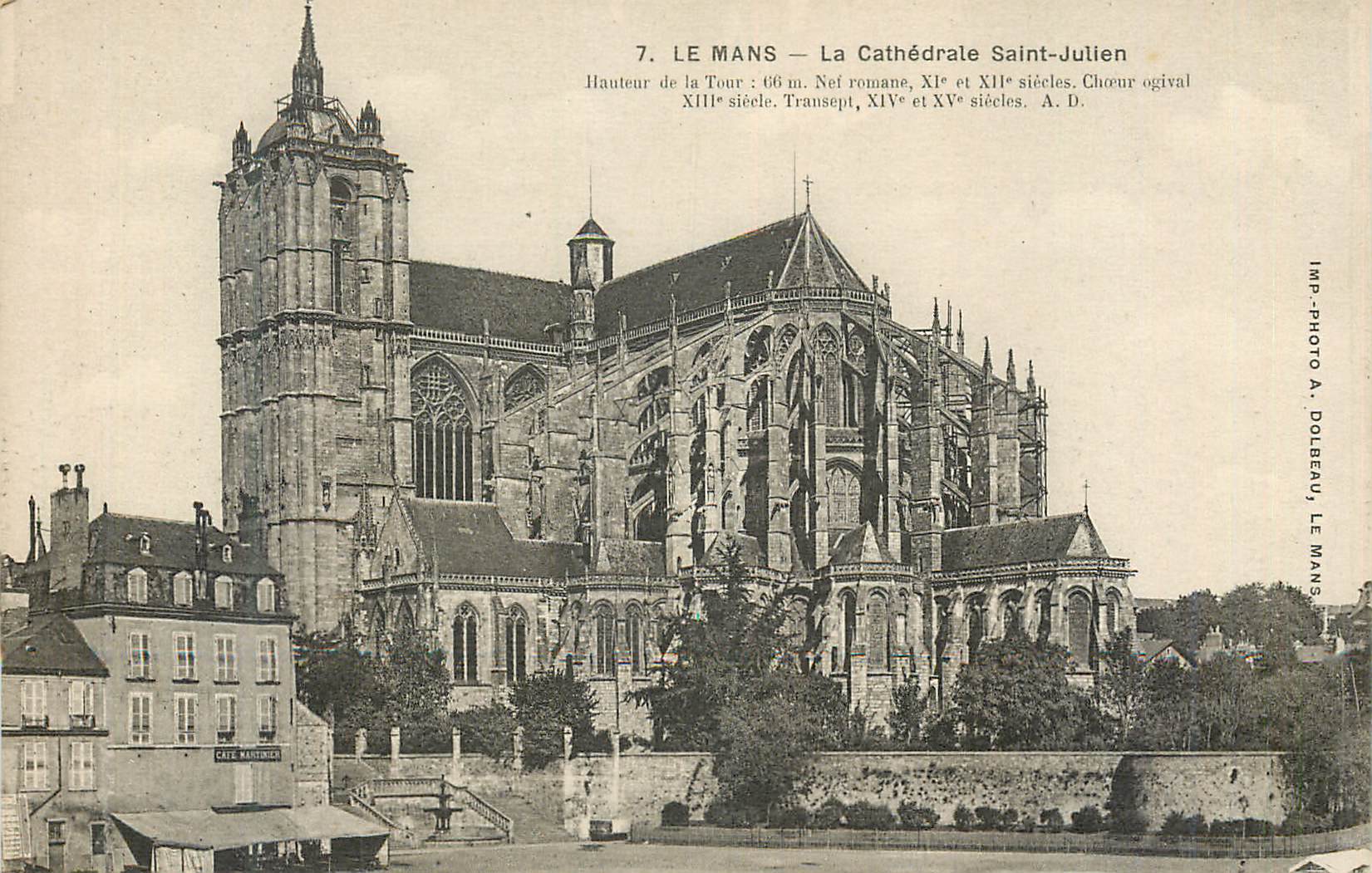 CPA Le Mans La Cathedrale Saint Jean