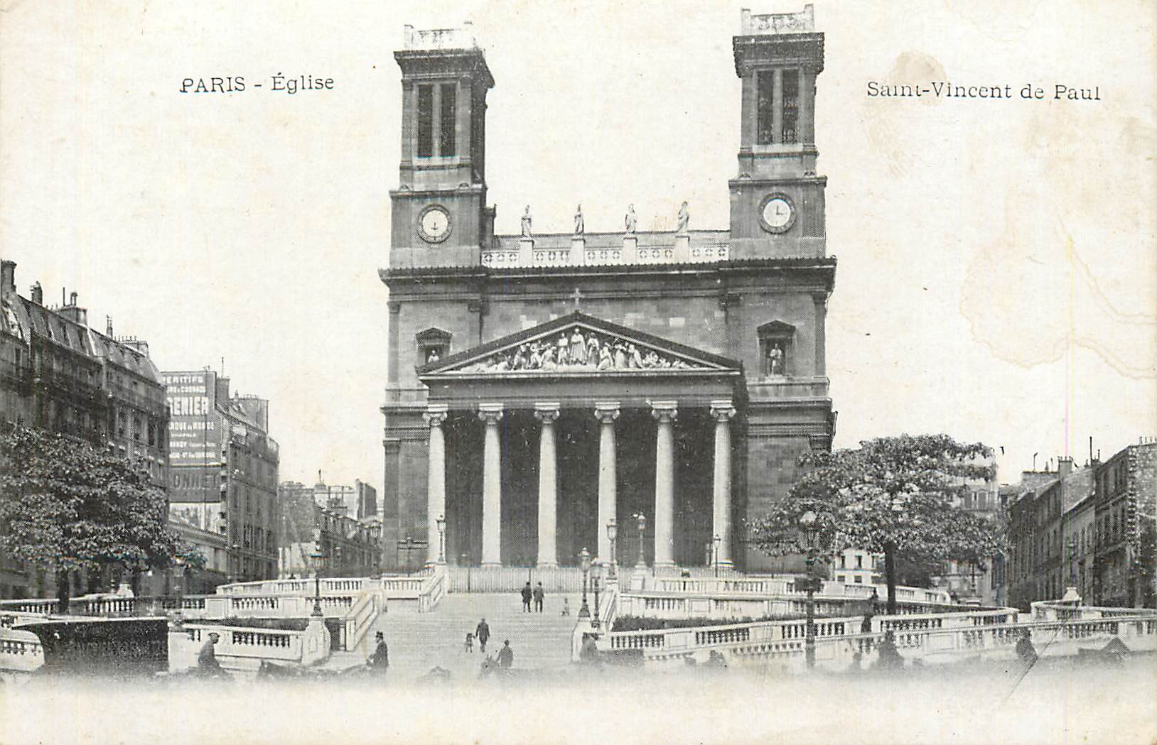 CPA Paris Eglise Saint Vincent de Paul