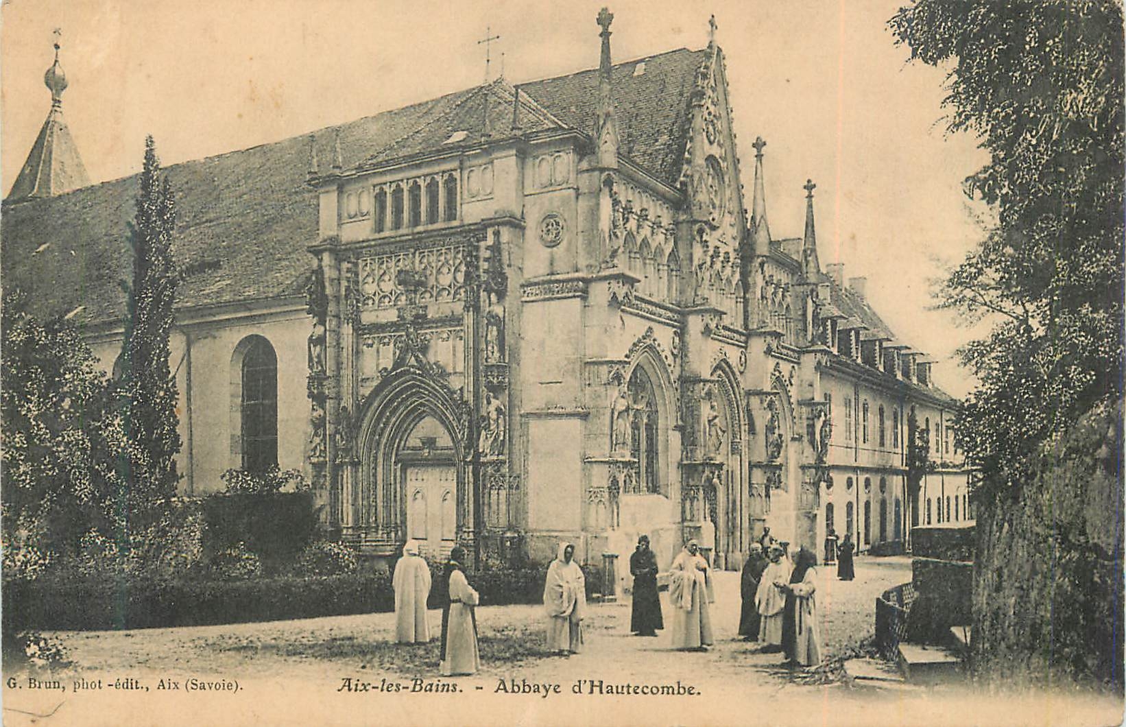 CPA Aix les Bains Abbaye d'Hautecombe