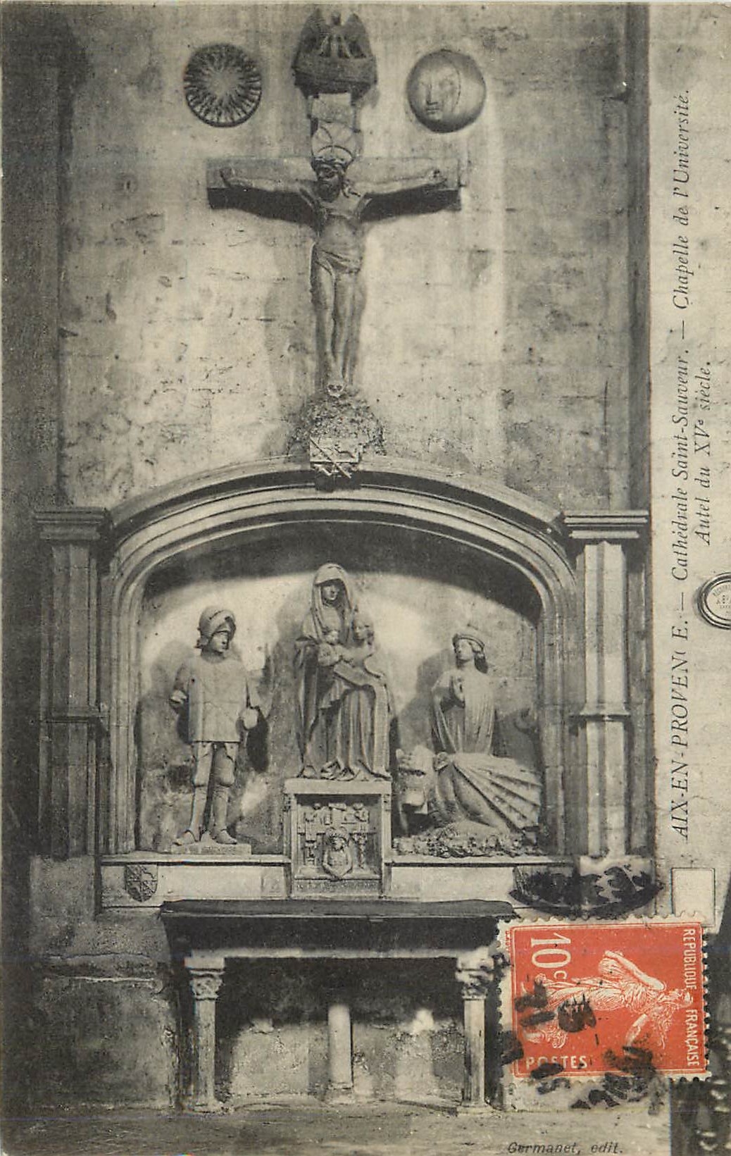 CPA Aix en Provence Cathedrale Saint Sauveur Chapelle de l'Universite
