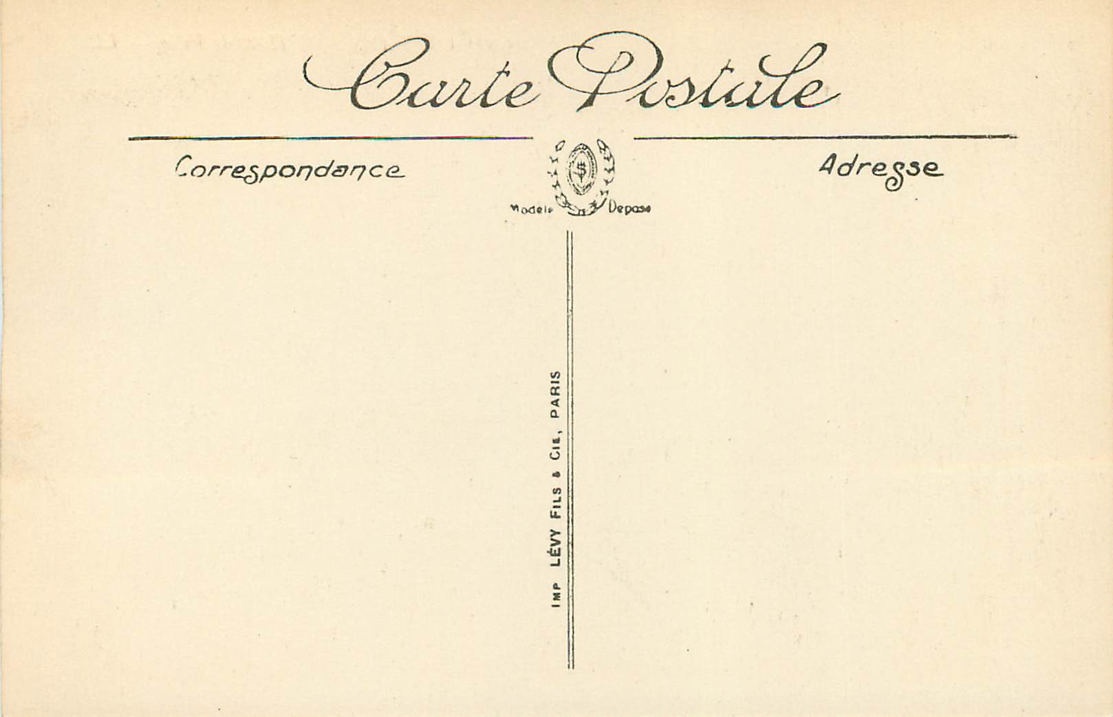 CPA Orleans L'Hotel de Ville — Verso
