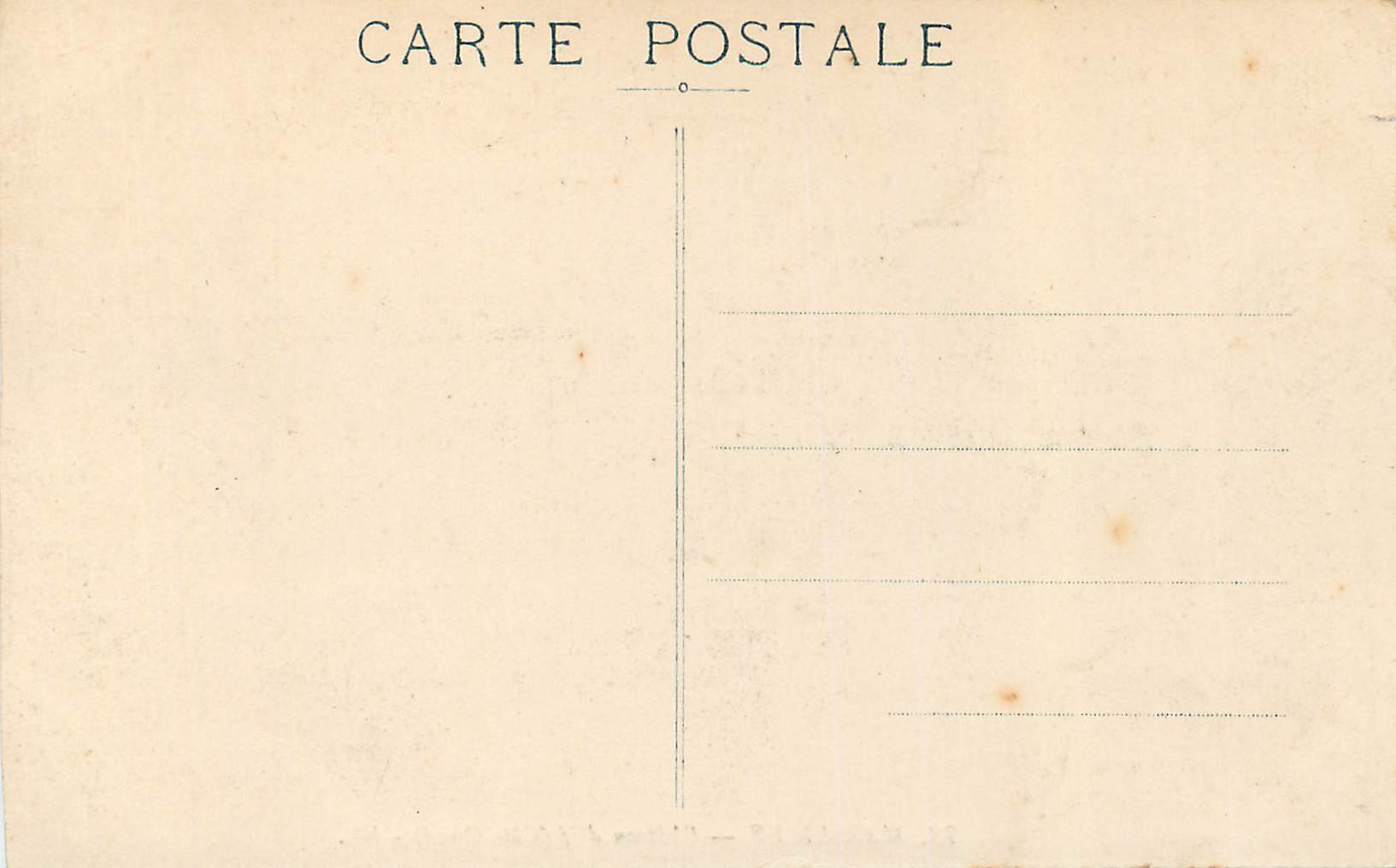 CPA Marseille Chateau d'If (Cote Ouest) — Rückseite