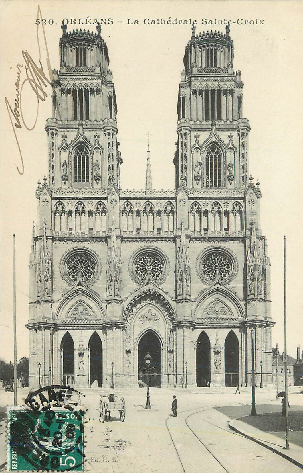 CPA Orleans La Cathedrale Saint Croix