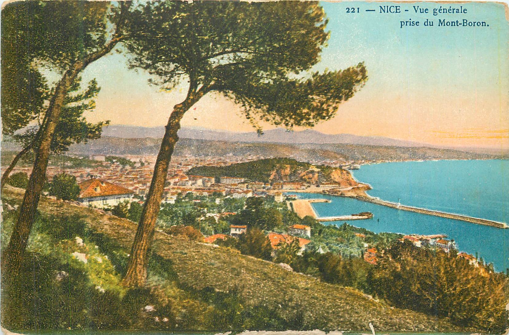 CPA Nice Vue Generale Prise du Mont Boron