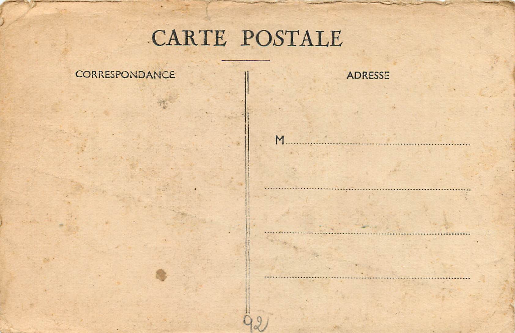 CPA Chatenay (Seine) Maison Natale et Buste de Voltaire — Rückseite