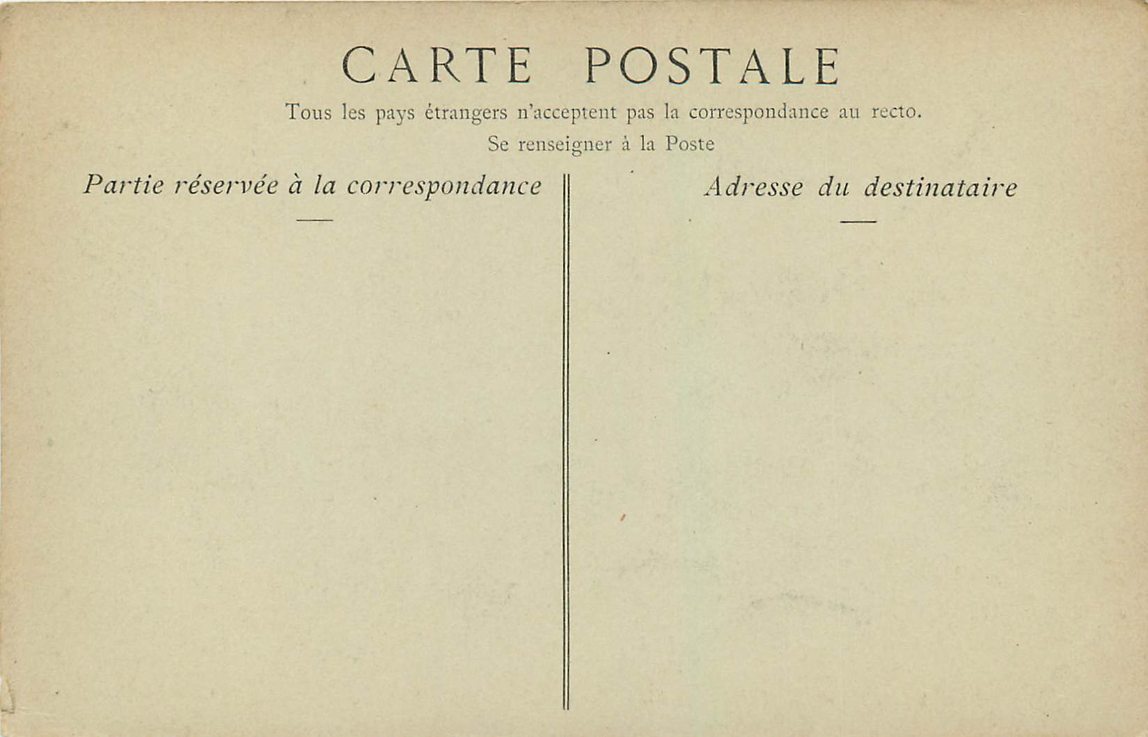 CPA Beauvais L'Hotel de Ville Porte Sud — Rückseite