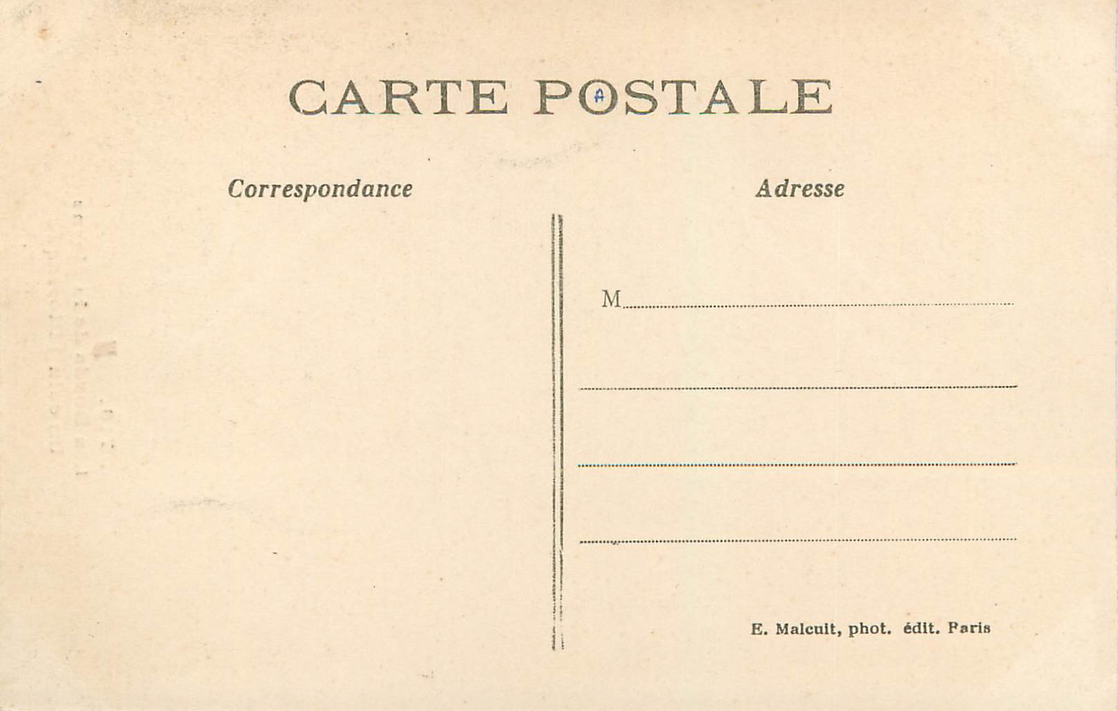CPA Les Bords de la Marne Un Coin Pittoresque — Rückseite