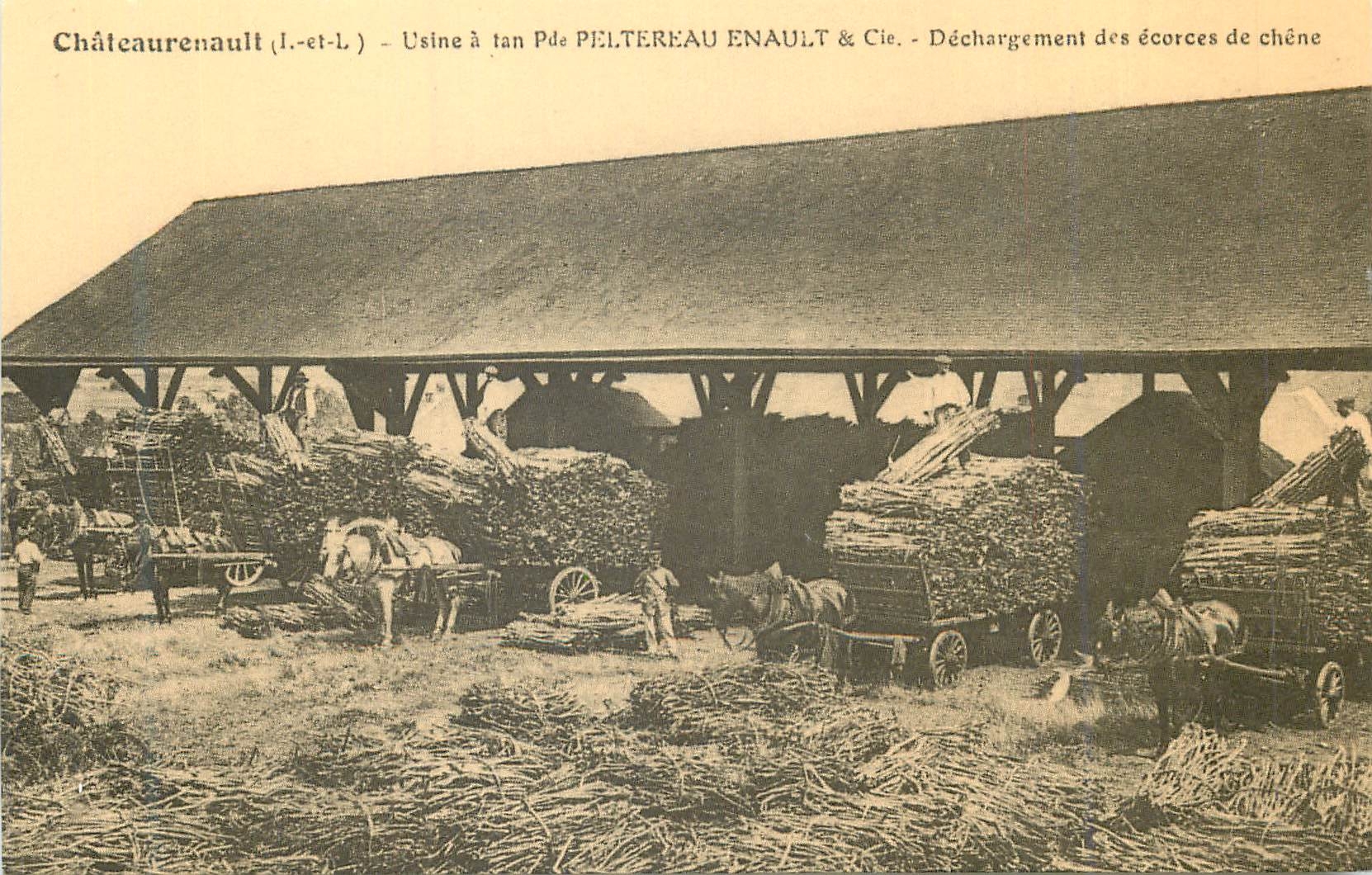 REPRO Chateaurenault (I et L) Usine a Usine a tan Pde Peltereau Enault et Cie