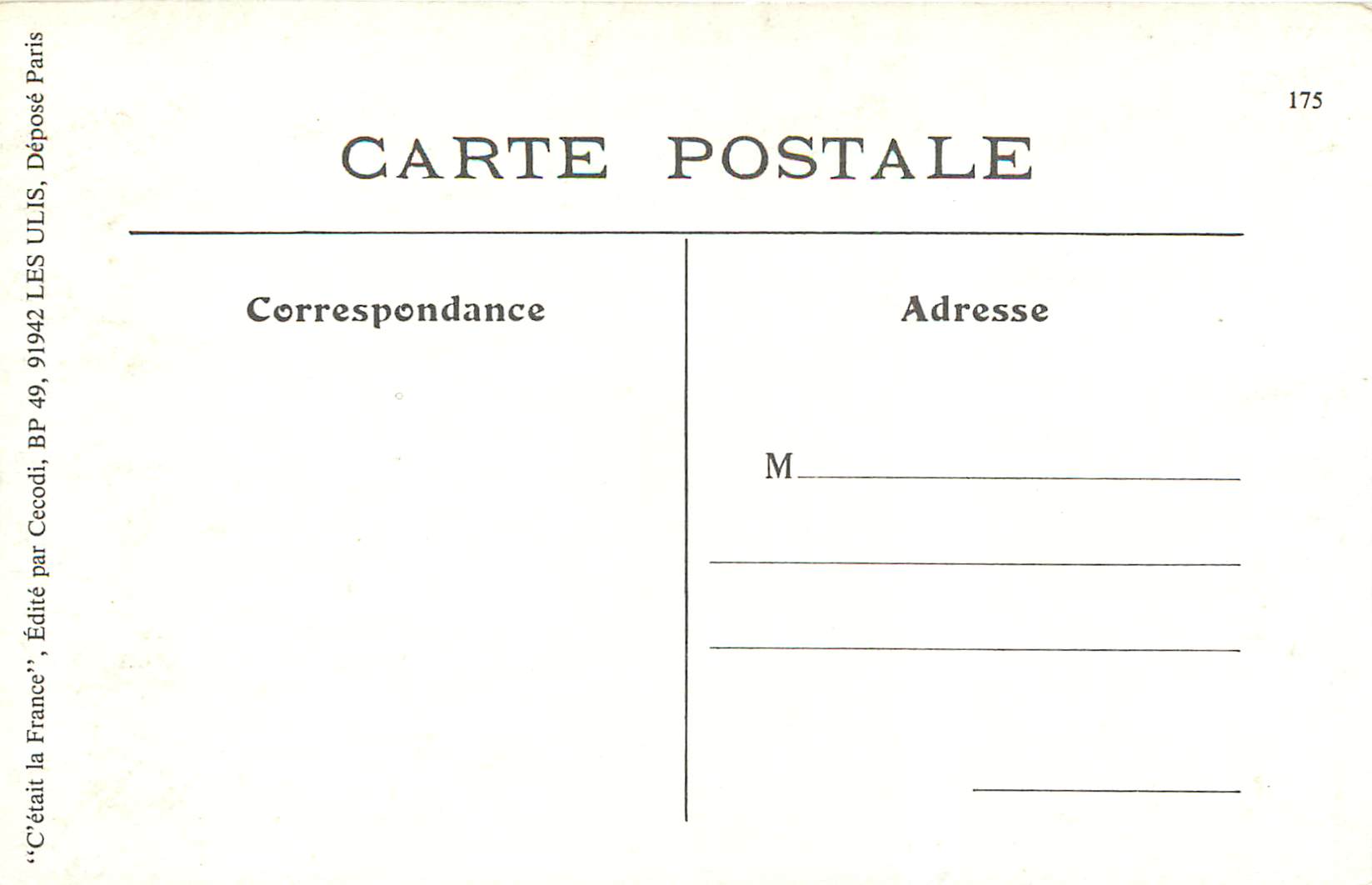 REPRO Chateaurenault (I et L) Usine a Usine a tan Pde Peltereau Enault et Cie — Rückseite