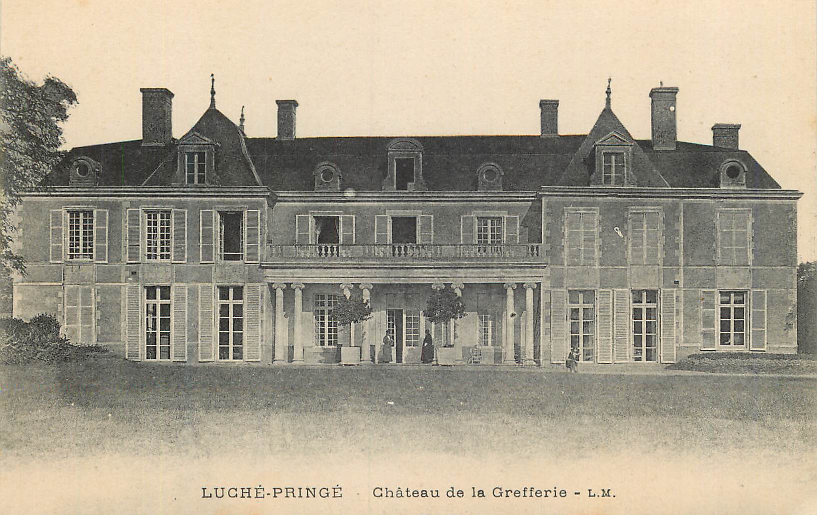 CPA Luche Pringe Chateau de la Grefferie