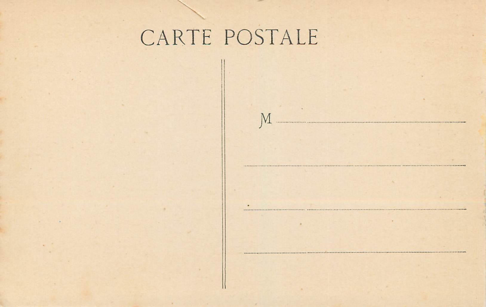 CPA Luche Pringe Chateau de la Grefferie — Rückseite