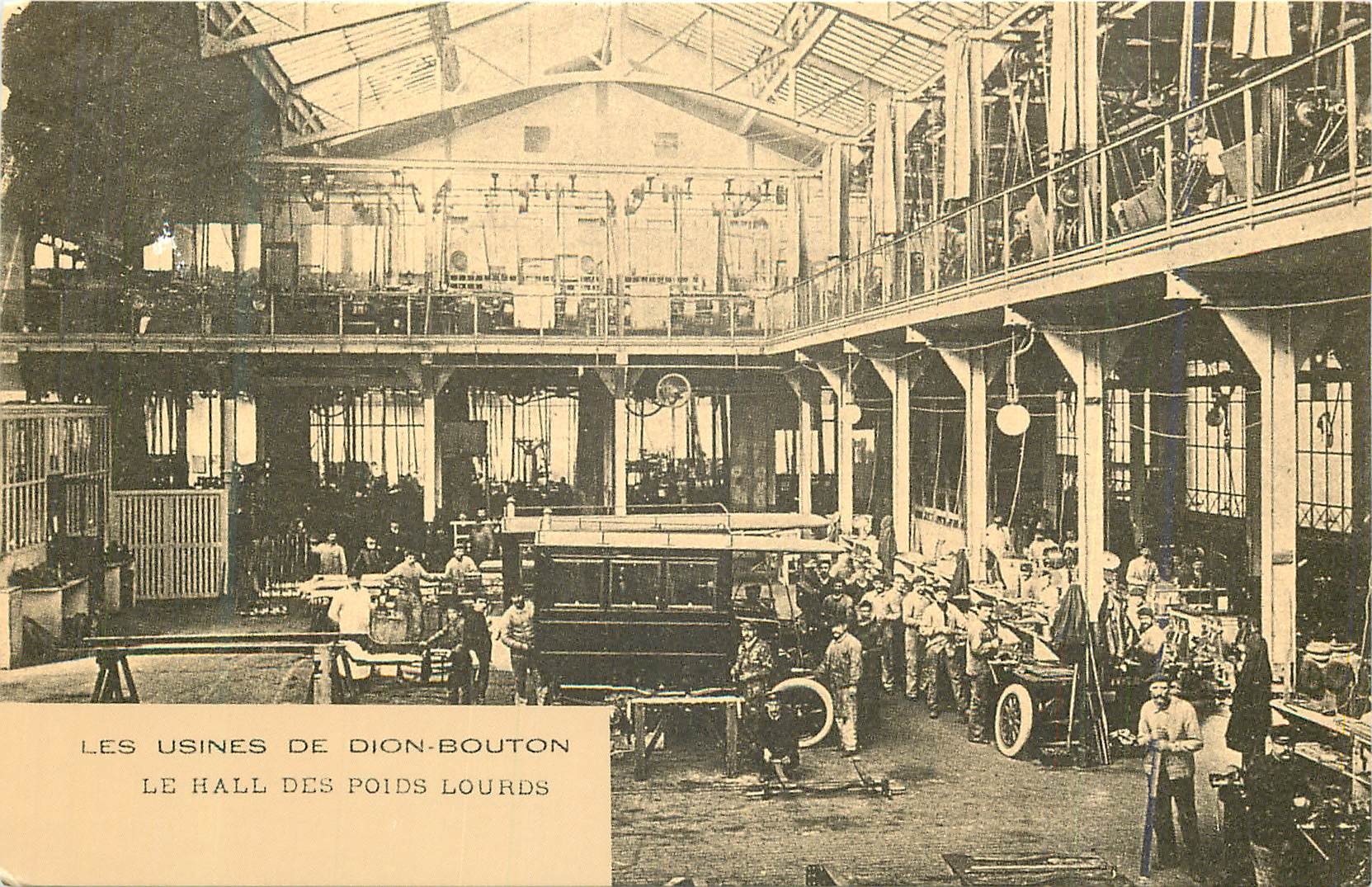 REPRO Les Usines de Dion Bouton Le Hall des Poids Lourds