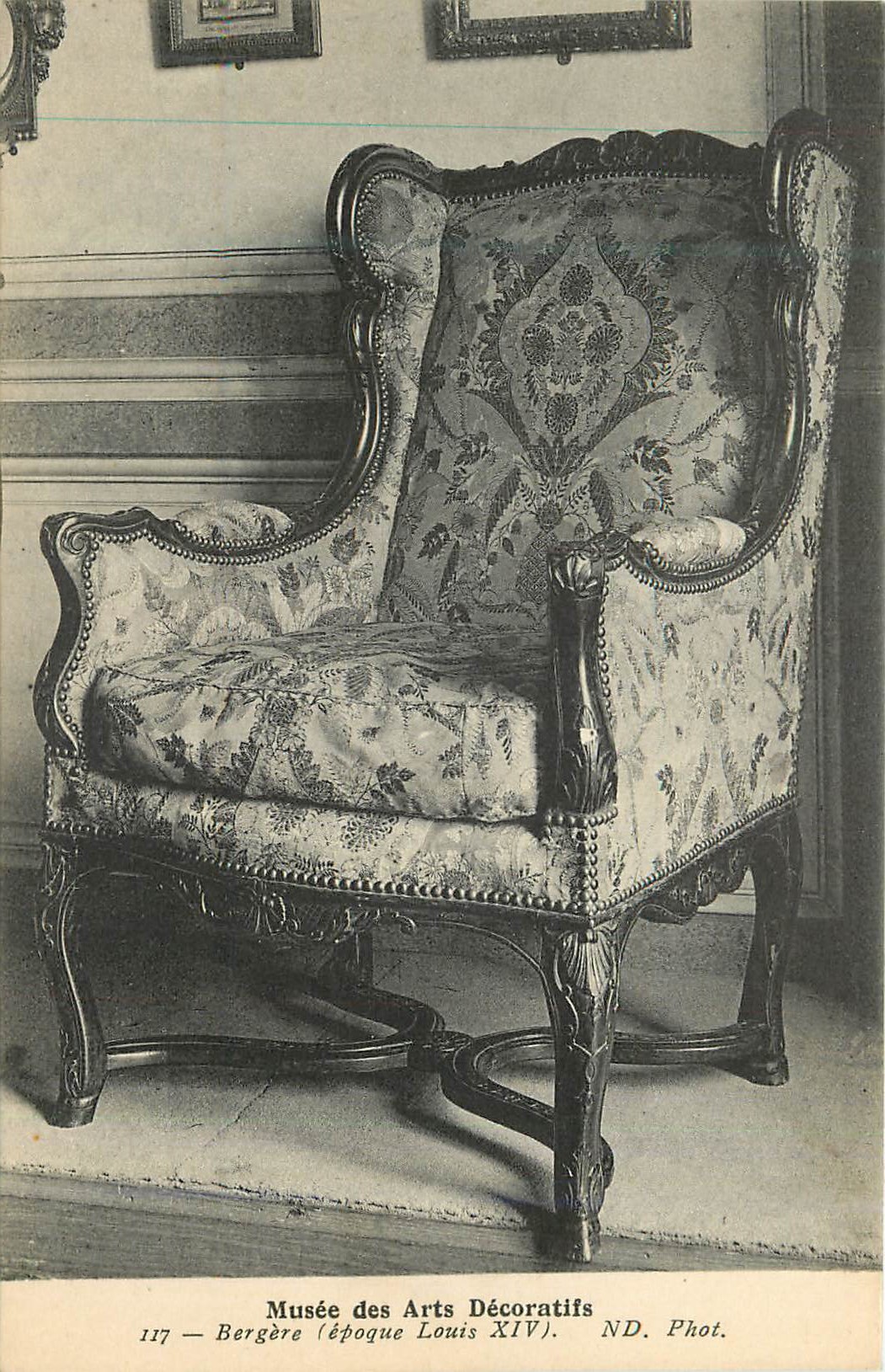 CPA Musee des Arts Decoratifs Bergere (Epoque Louis XIV)