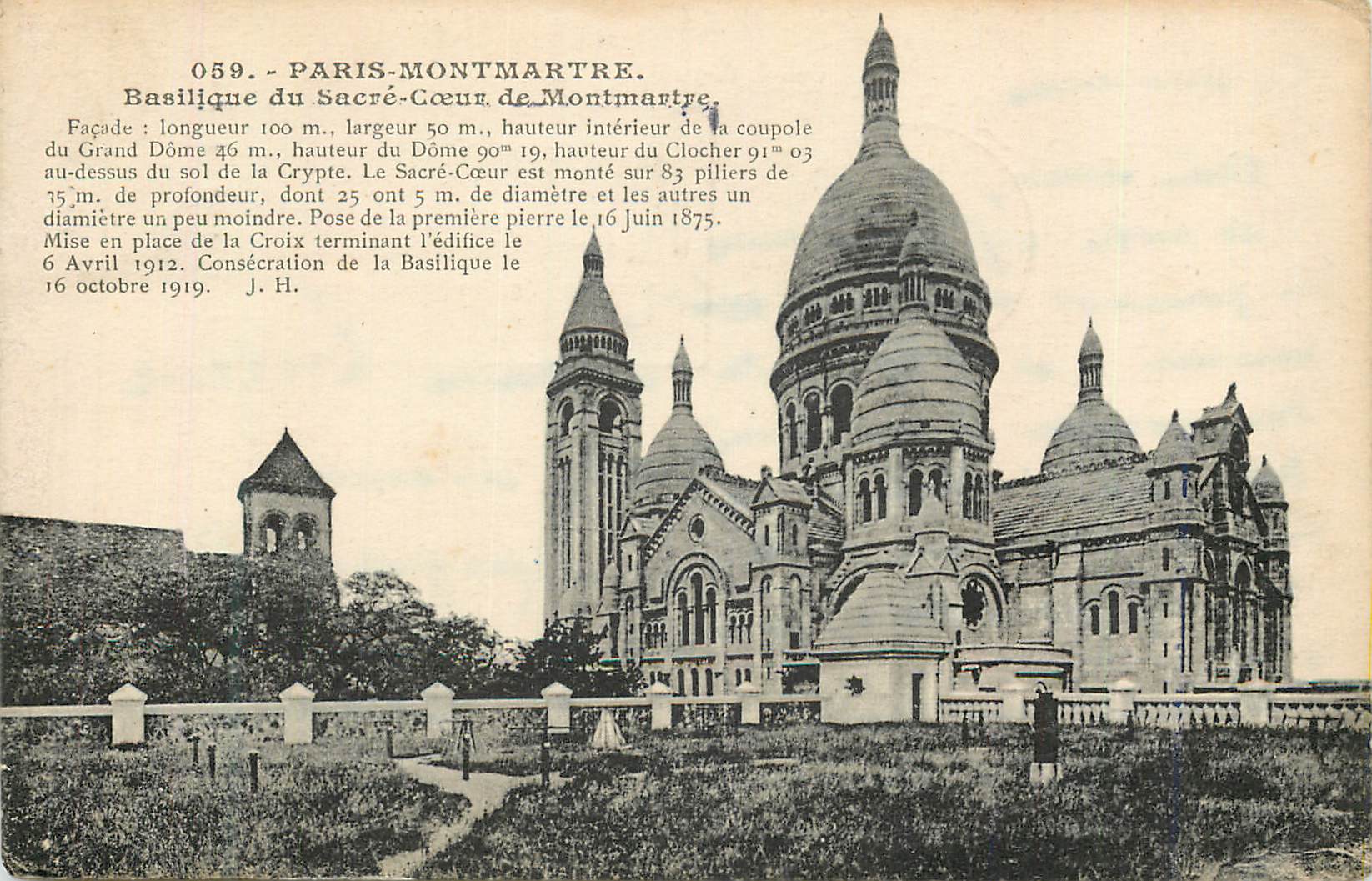 CPA Paris Montemartre Basilique du Sacre Coeur de Montmartre