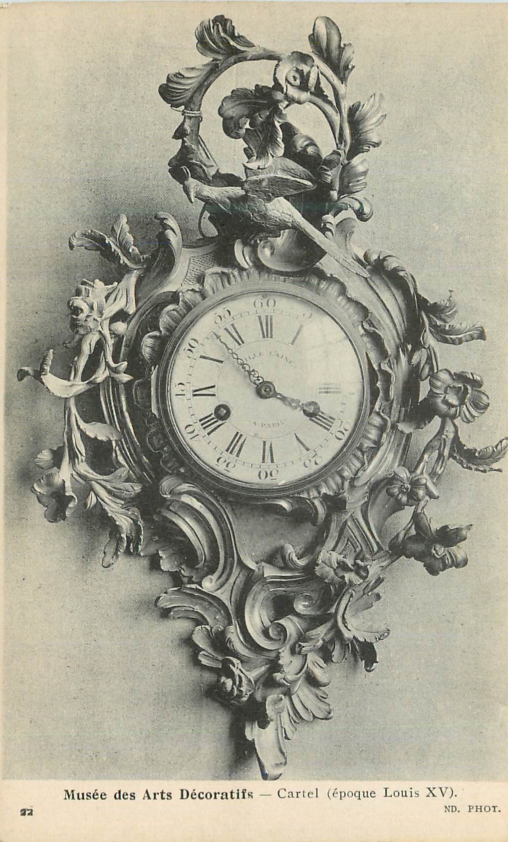 CPA Musee des Arts Decoratifs Cartel Epoque Louis XVI