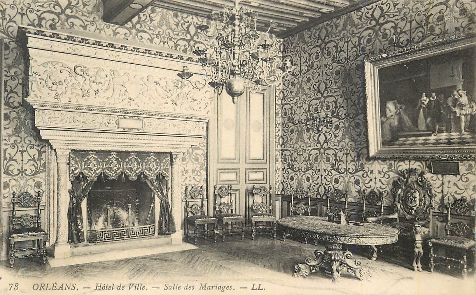 CPA Orleans Hotel de Ville Salle des Mariages