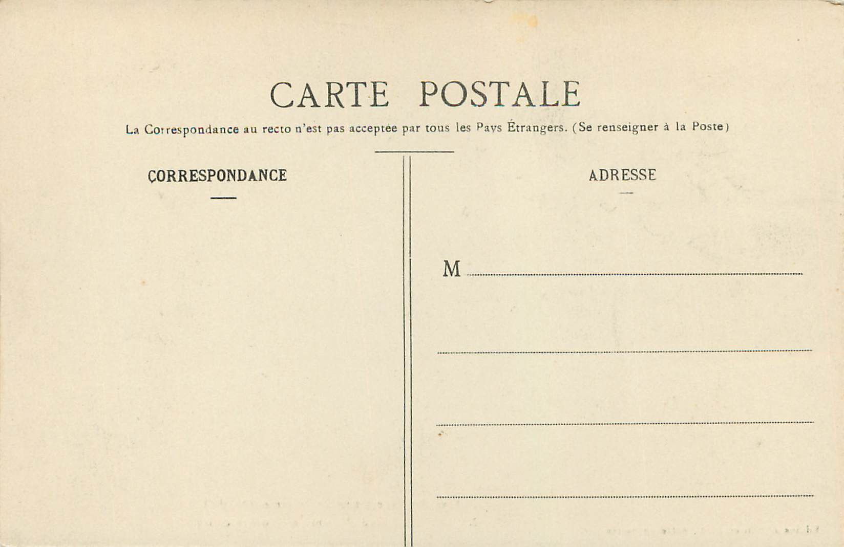 CPA Abbaye des Benedictins de Solesmes (Sarthe) XVIII Les Grandes Chemines du Refectoire — Rückseite