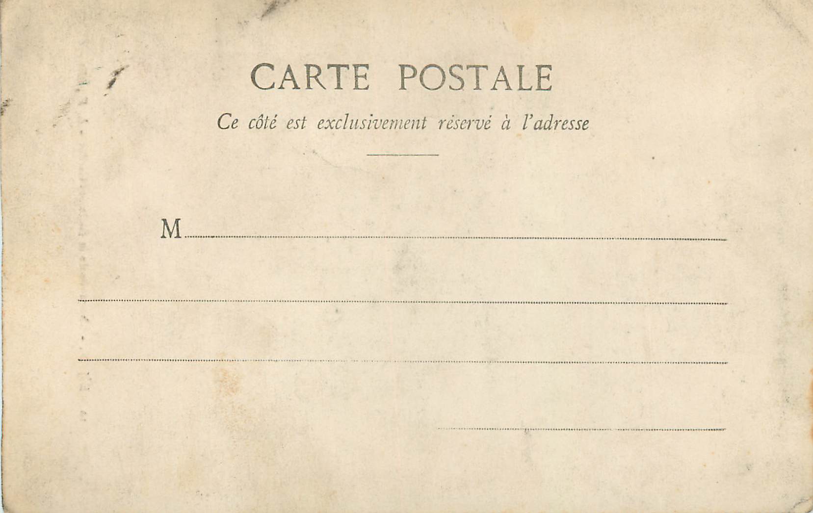 CPA Dijon Cheminee de la Salle de Gardes L V — Rückseite