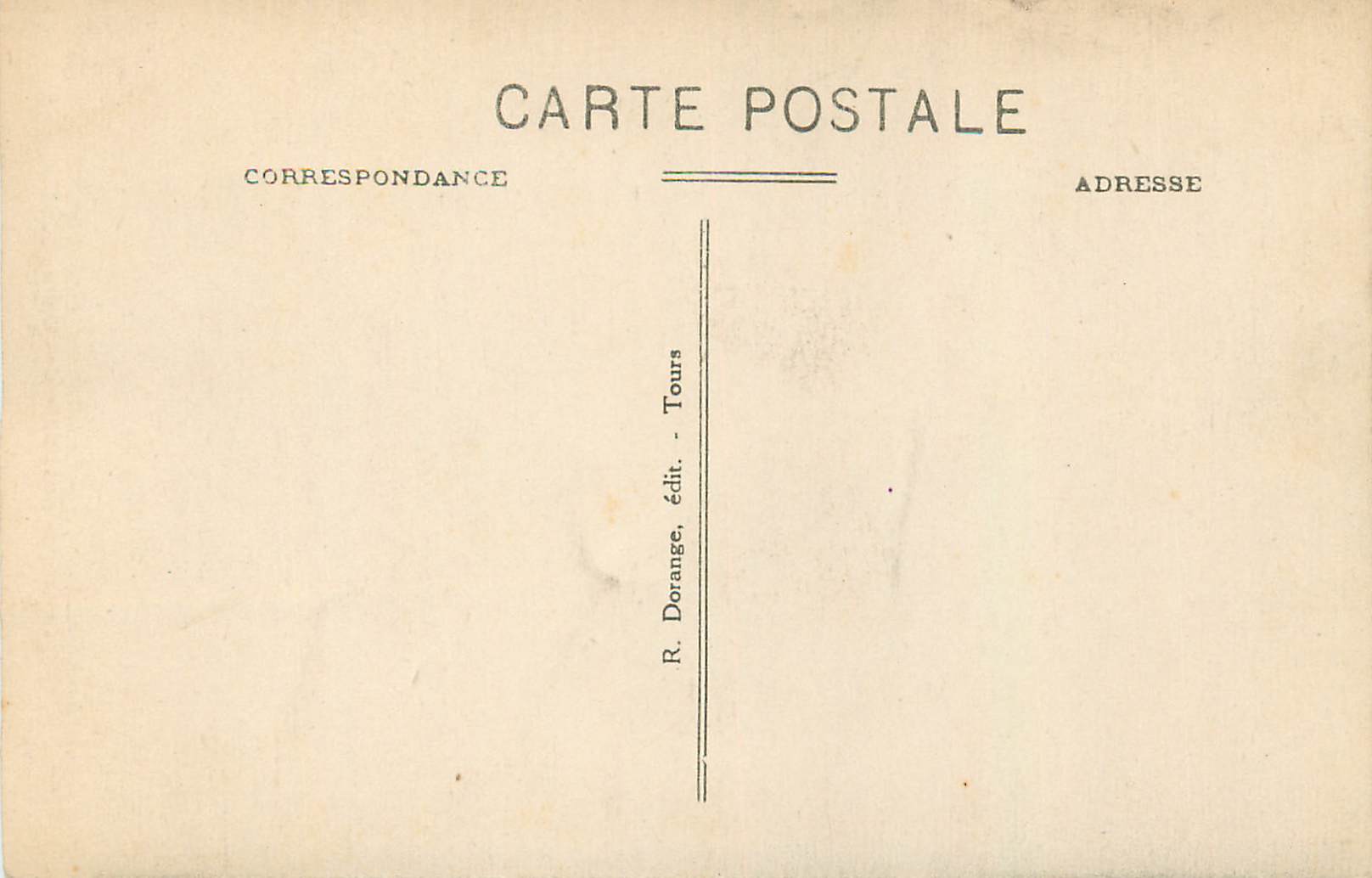 CPA Amboise (I et L) Le Chateau (Mon Hist) Cheminee de la Salle de Etats — Verso