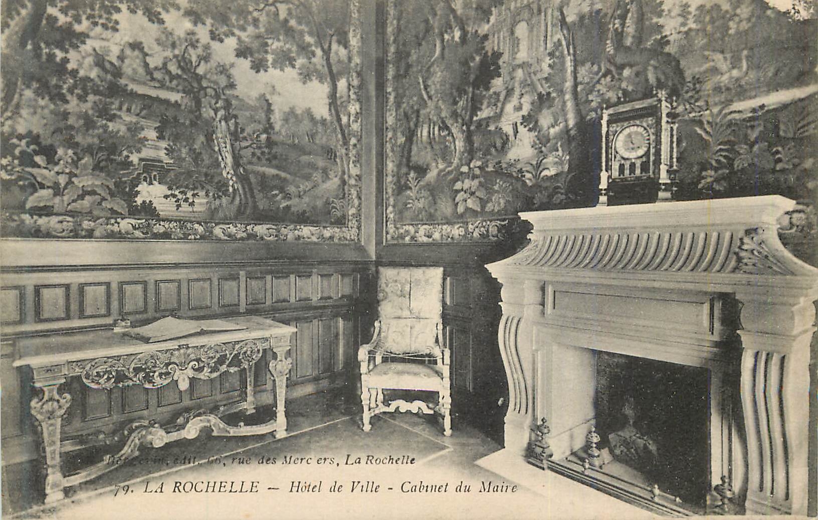 CPA La Rochelle Hotel de Ville Cabinet du Maire