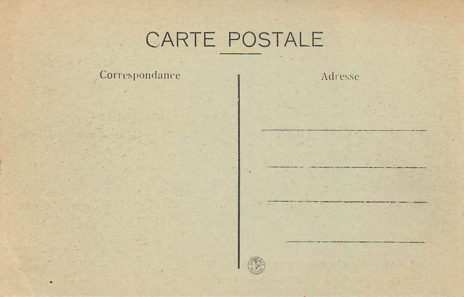 CPA La Rochelle Hotel de Ville Cabinet du Maire — Verso