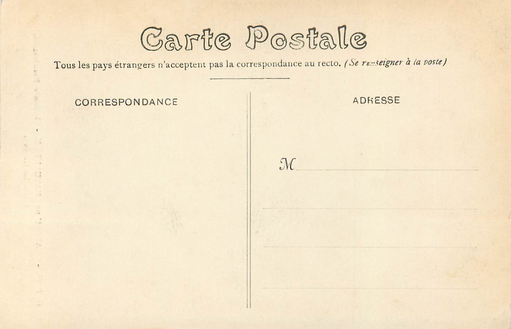 CPA Chateau de Chateaudun Cheminee Renaissance (Salle des Gardes) — Rückseite