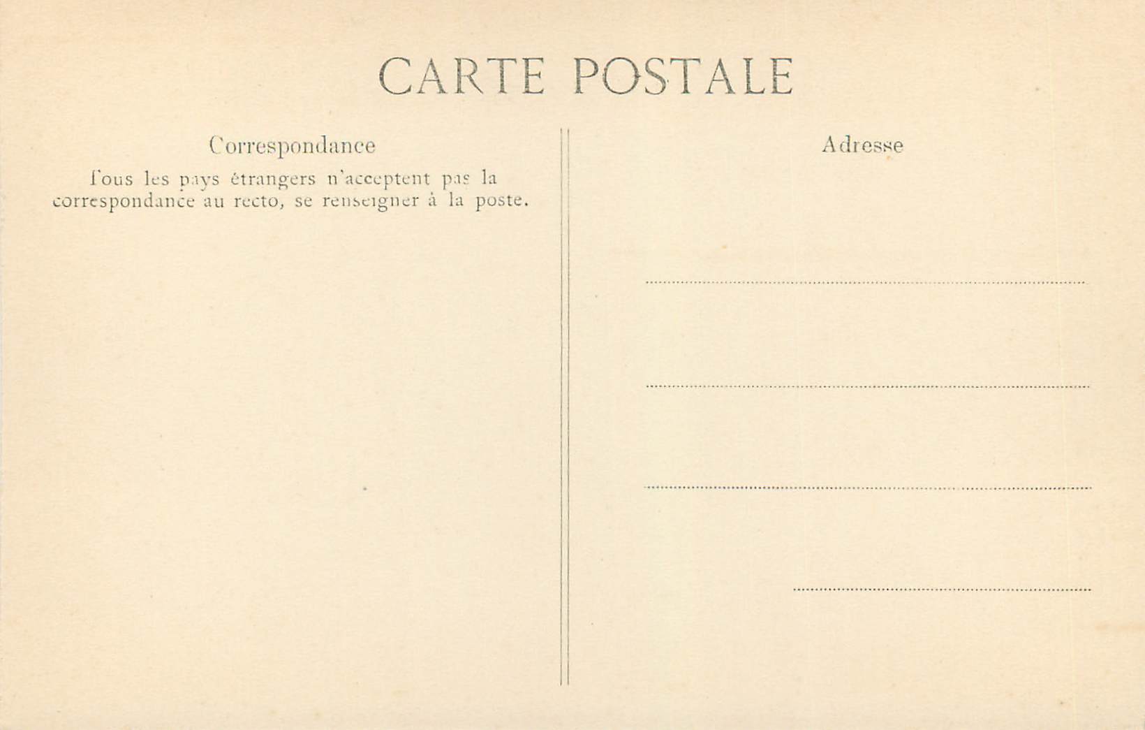CPA Environs de Vichy Cheminee Louis XIII Chateau du Tourillon — Rückseite
