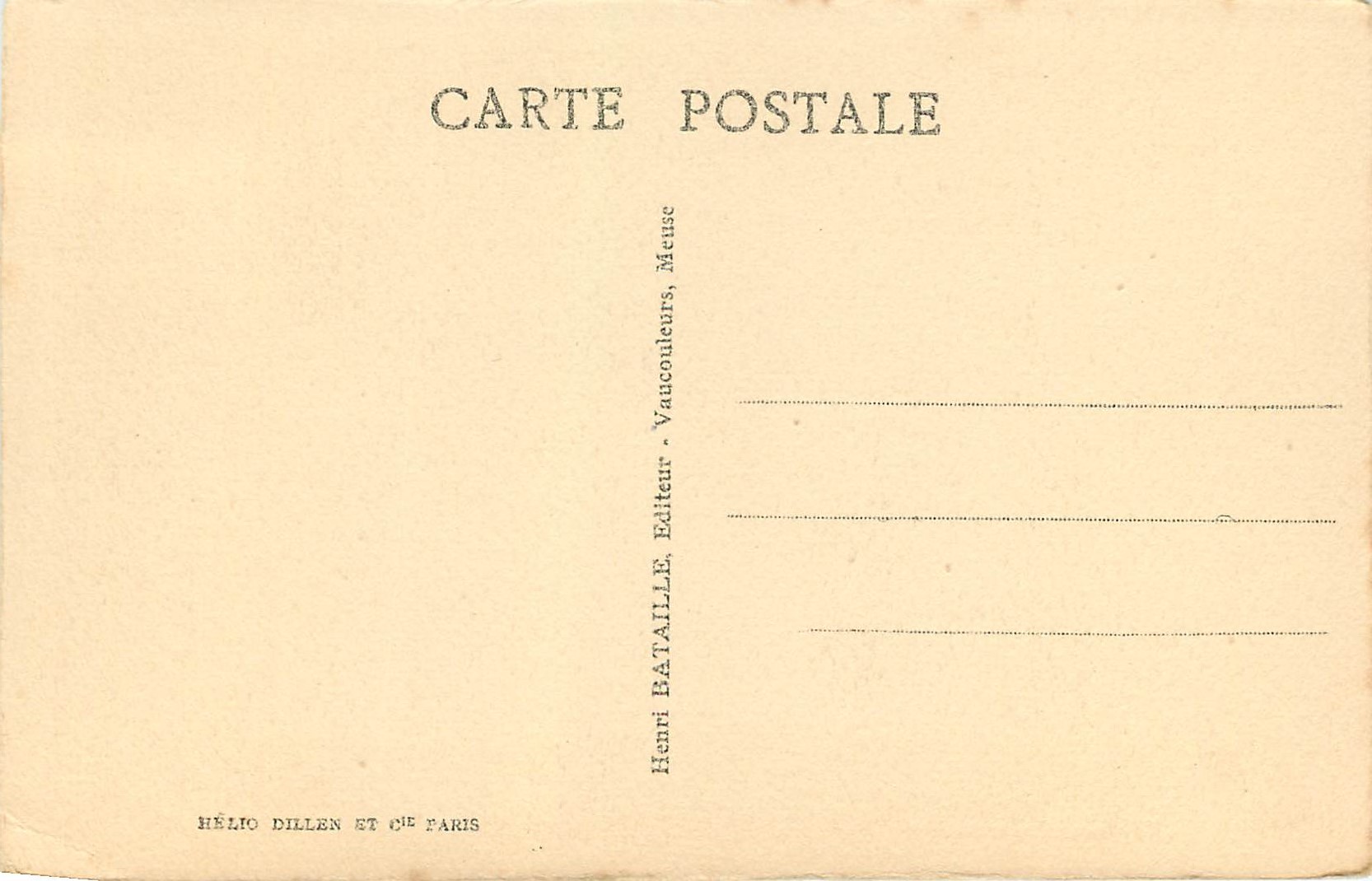 CPA Vaucouleurs Gombervaux Haute Cheminee — Rückseite