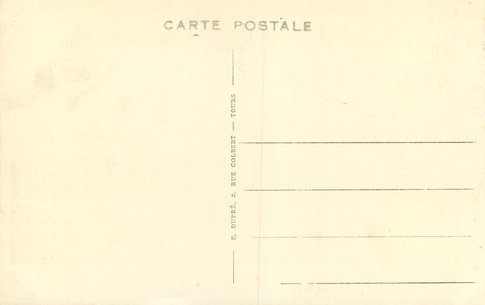 CPA Chinon (I et L) Le Chateau (Mon Hist) Cheminee et Restes de la Salle du Chateau du Milieu — Rückseite