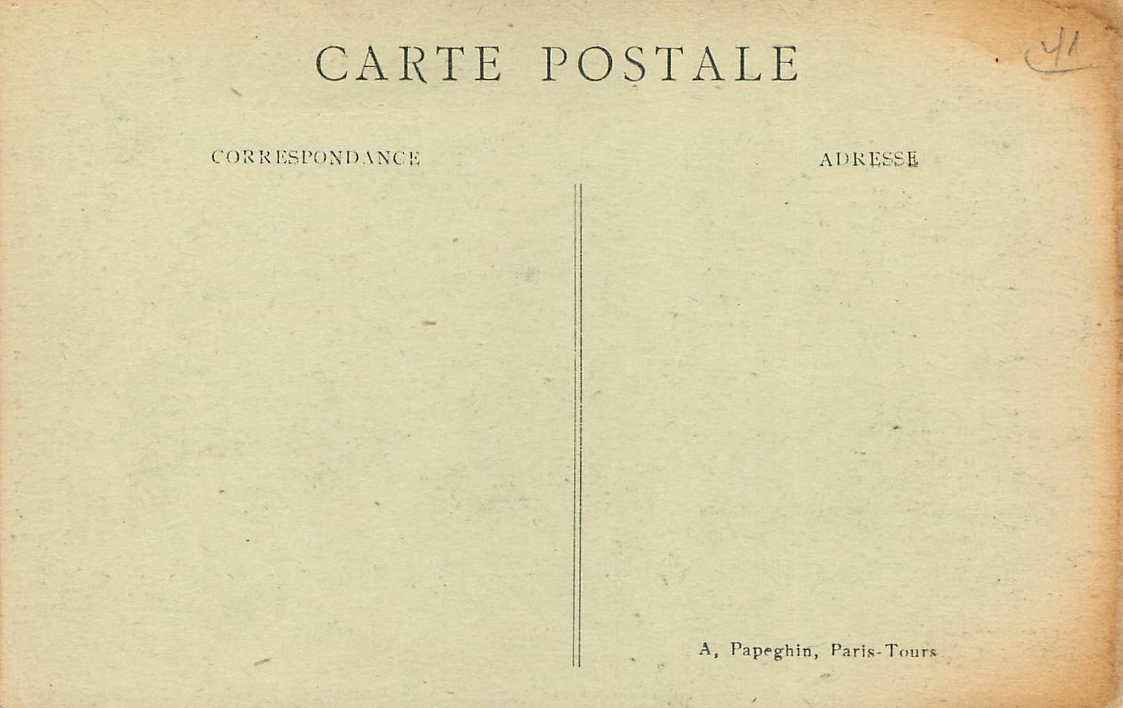 CPA Chateau de Blois (Loir et Cher) Le Musee Cheminee de la Bibliotheque de Louis XII A P — Verso