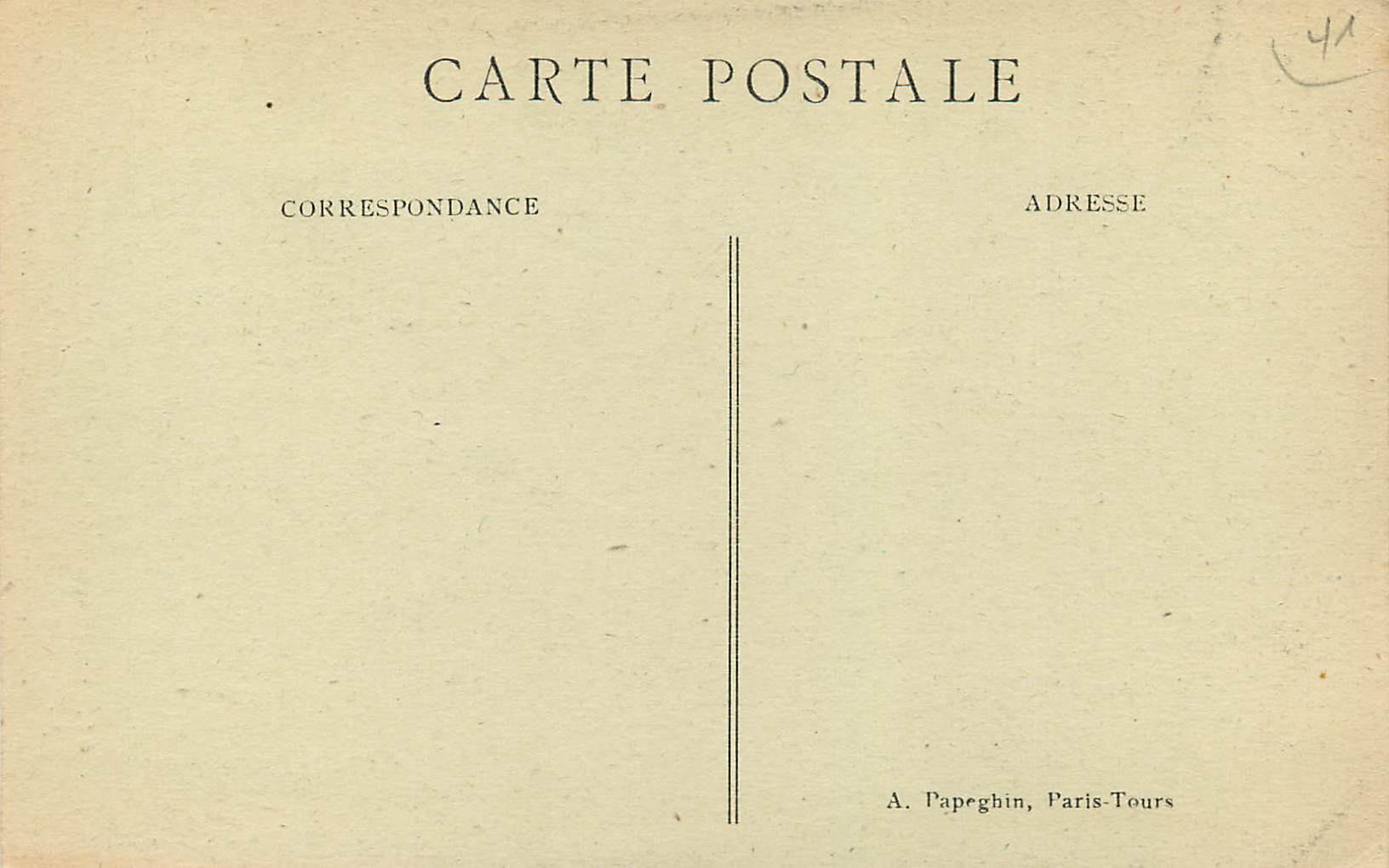 CPA Chateau de Blois (Loir et Cher) Le Musee Cheminee de la Bibliotheque de Louis XII A P — Verso