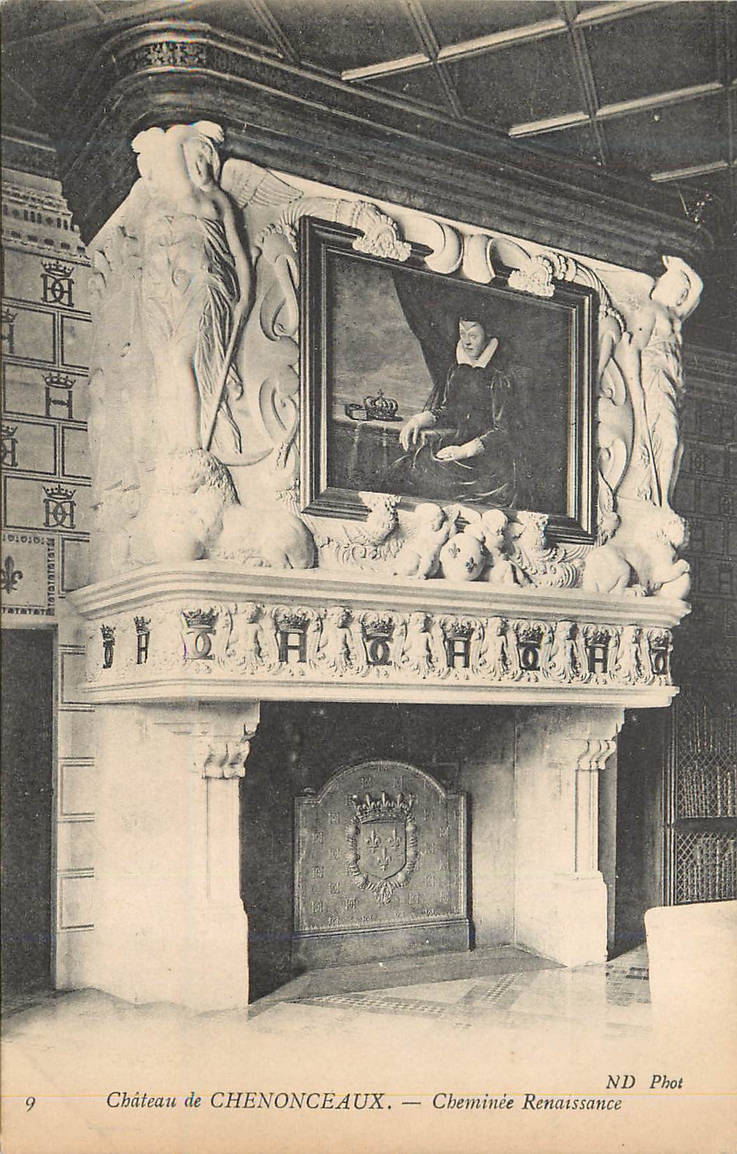 CPA Chateau Chenonceaux Cheminee Renaissance