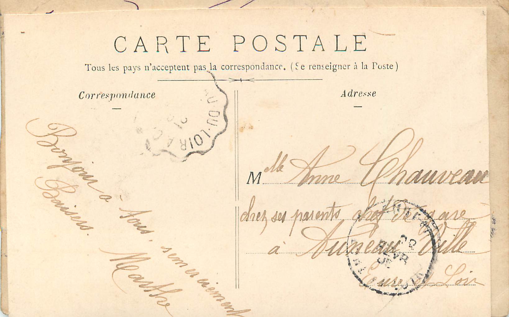 CPA Confidences — Rückseite