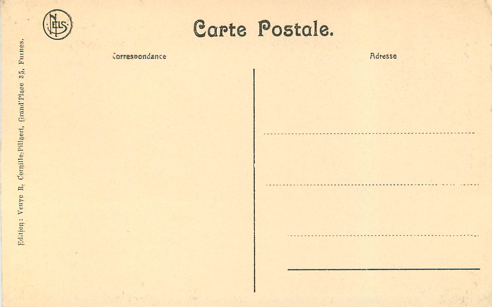 CPA Furnes Le Tribunal (Salle d'Audience) — Rückseite