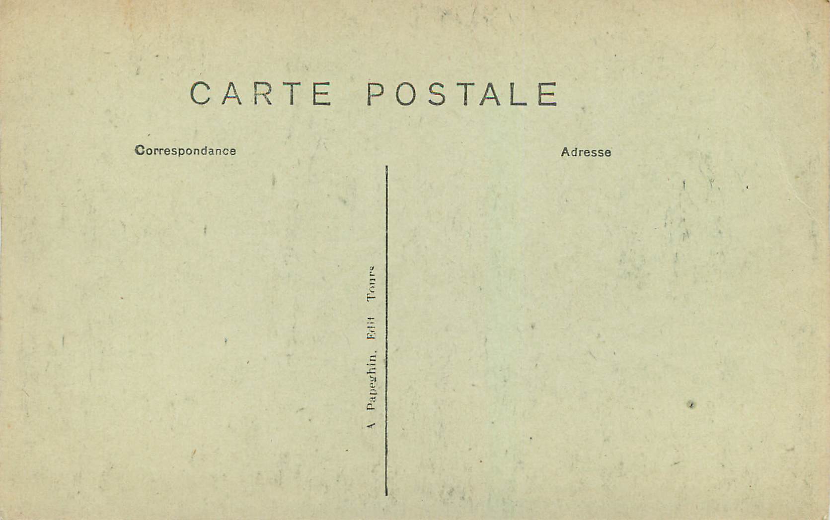CPA Blois (L et C) Le Chateau Aile Louis XII — Verso