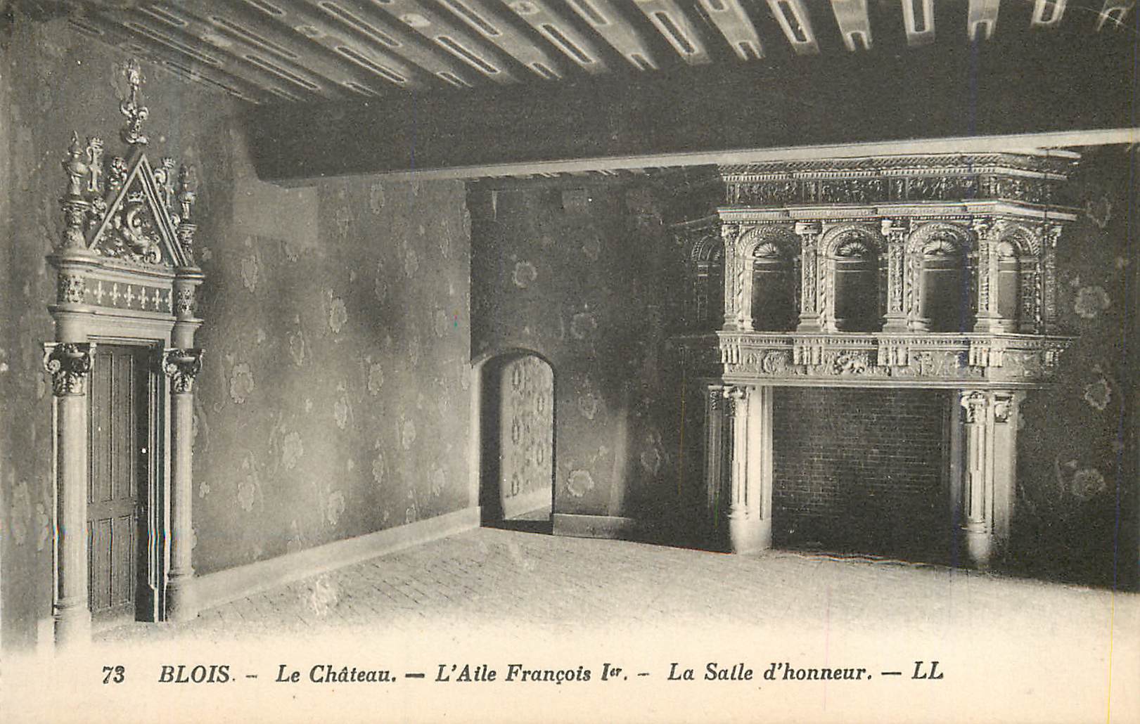CPA Blois Le Chateau l'Aide Francois 1er La Salle d'Honneur