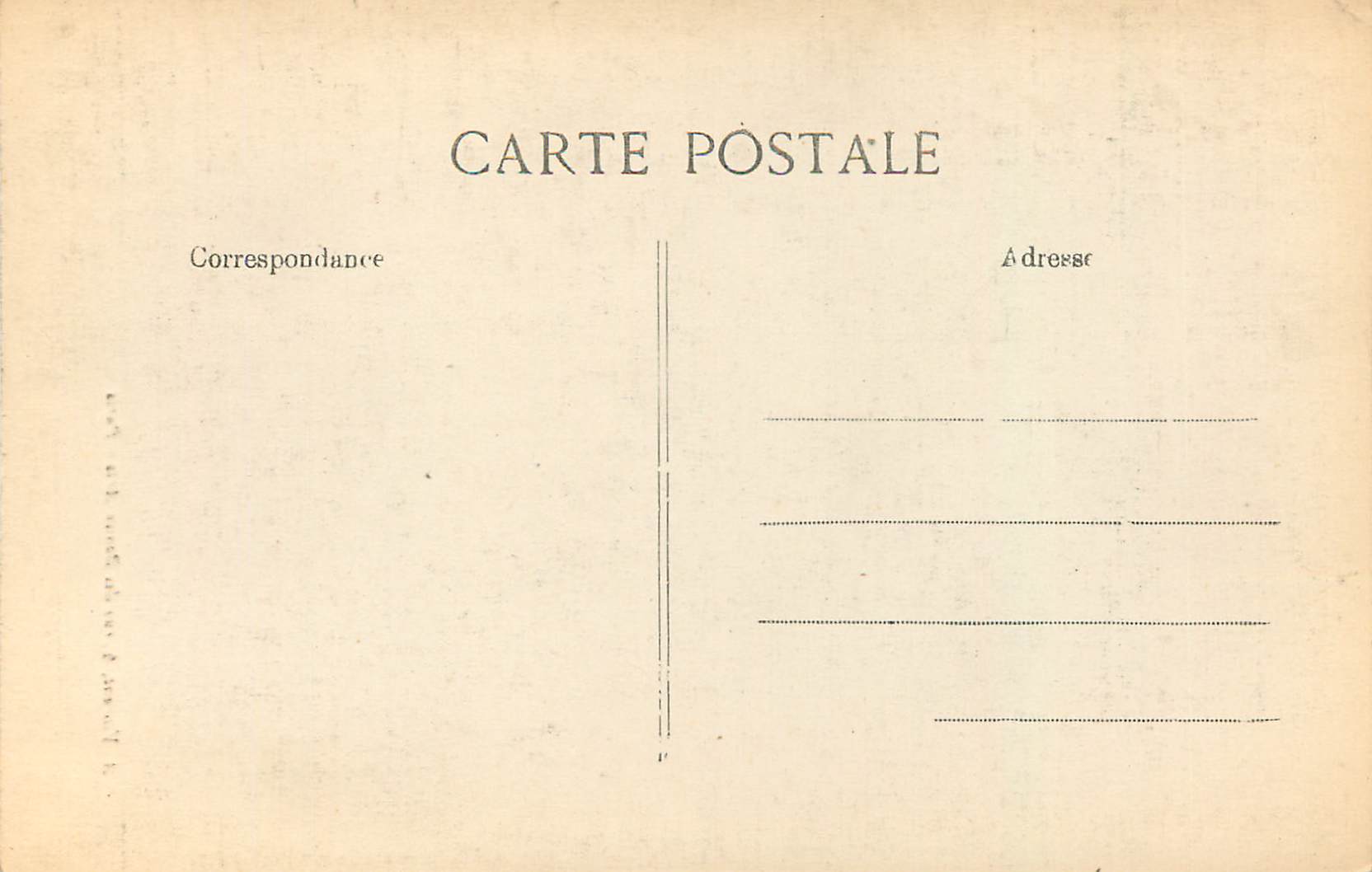 CPA A Vincent 4 Rue des Beaux Arts Paris Cheminee — Rückseite