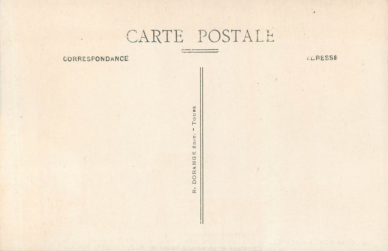 CPA Chaumont (L et Ch) Le Chateau (XVe et XVe S) Cheminee de la Salle des Gardes — Verso