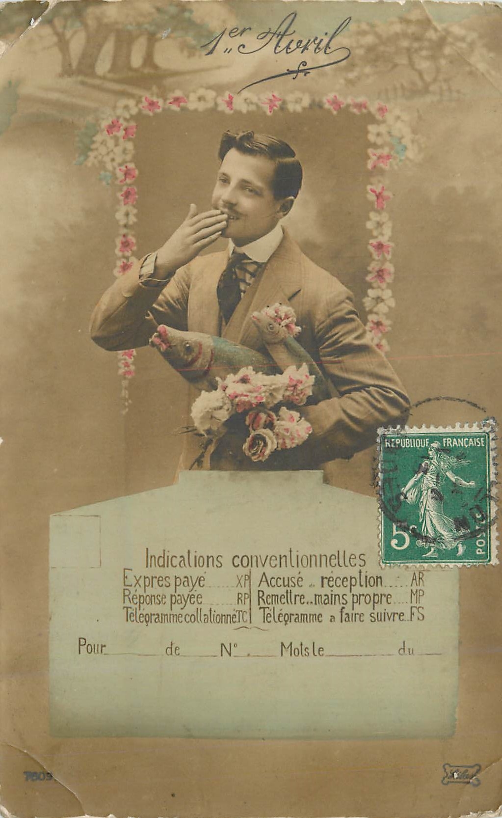 CPA 1er Avril