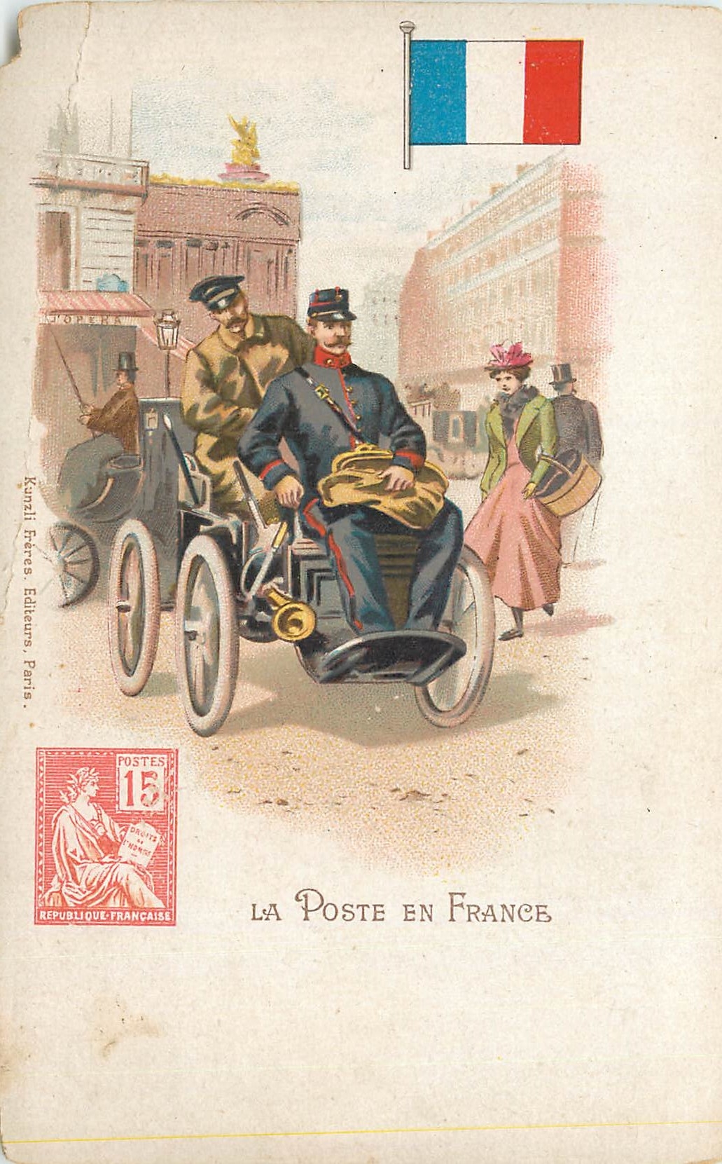 CPA La Poste en France Mouchon Postier