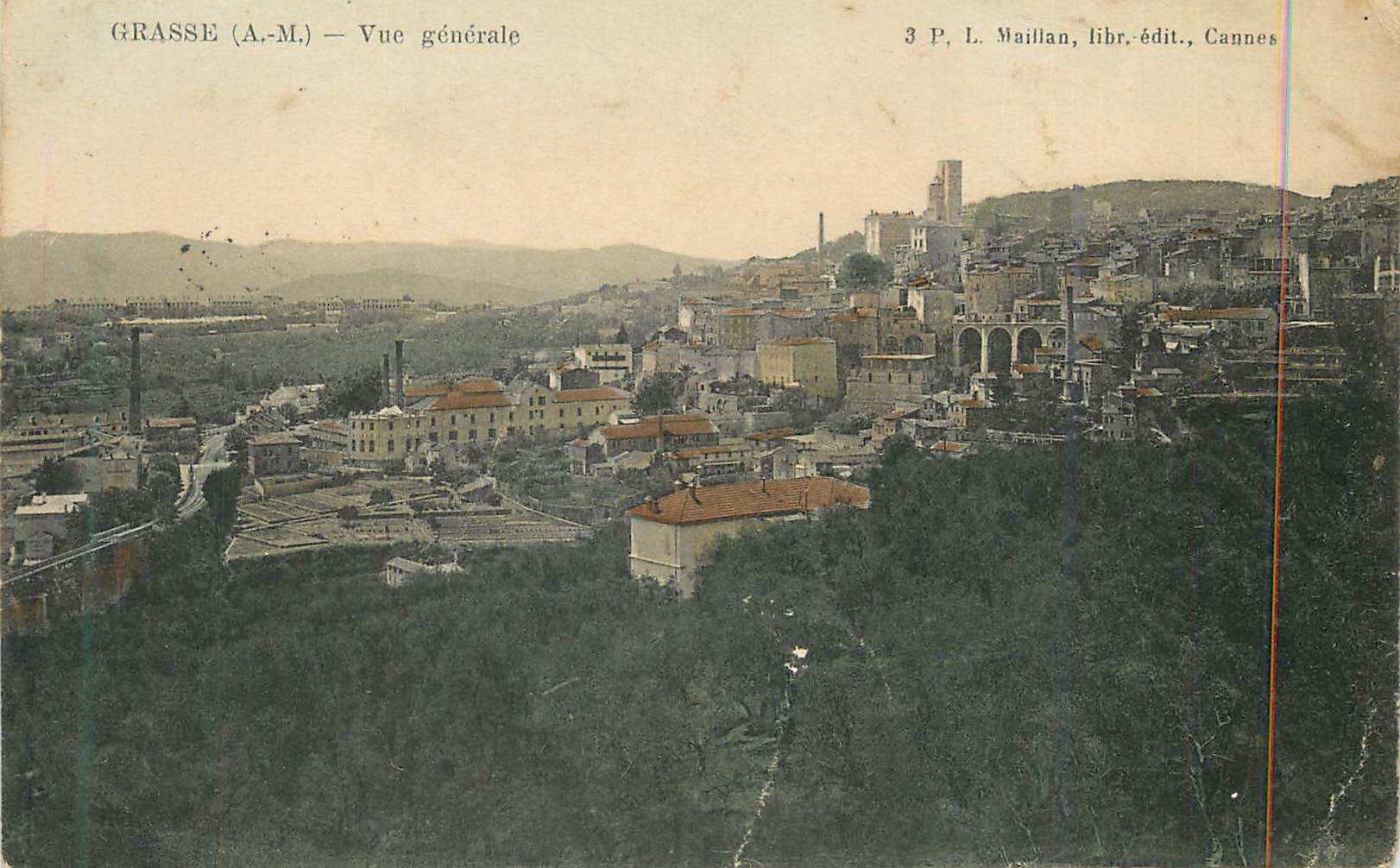 Grasse (A.M.) — Allgemeiner Blick — L. Maillan, Buchhändler-Verleger, Cannes