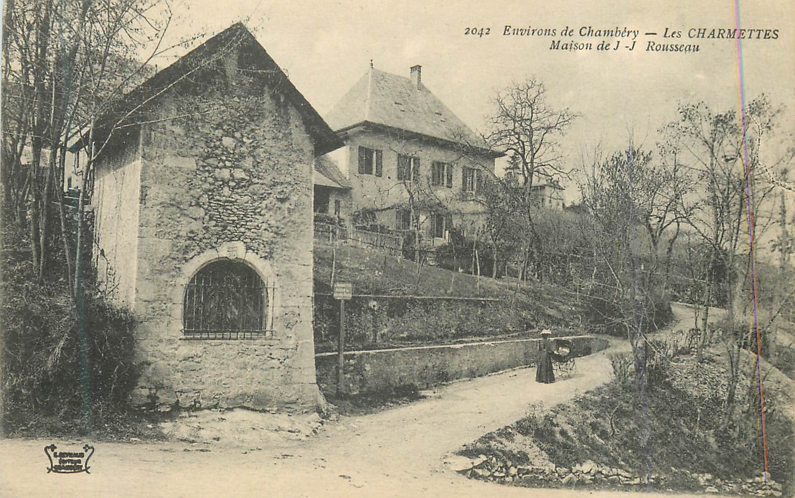 CPA Environs de Chambery Les Charmettes Maison de J J Rousseau