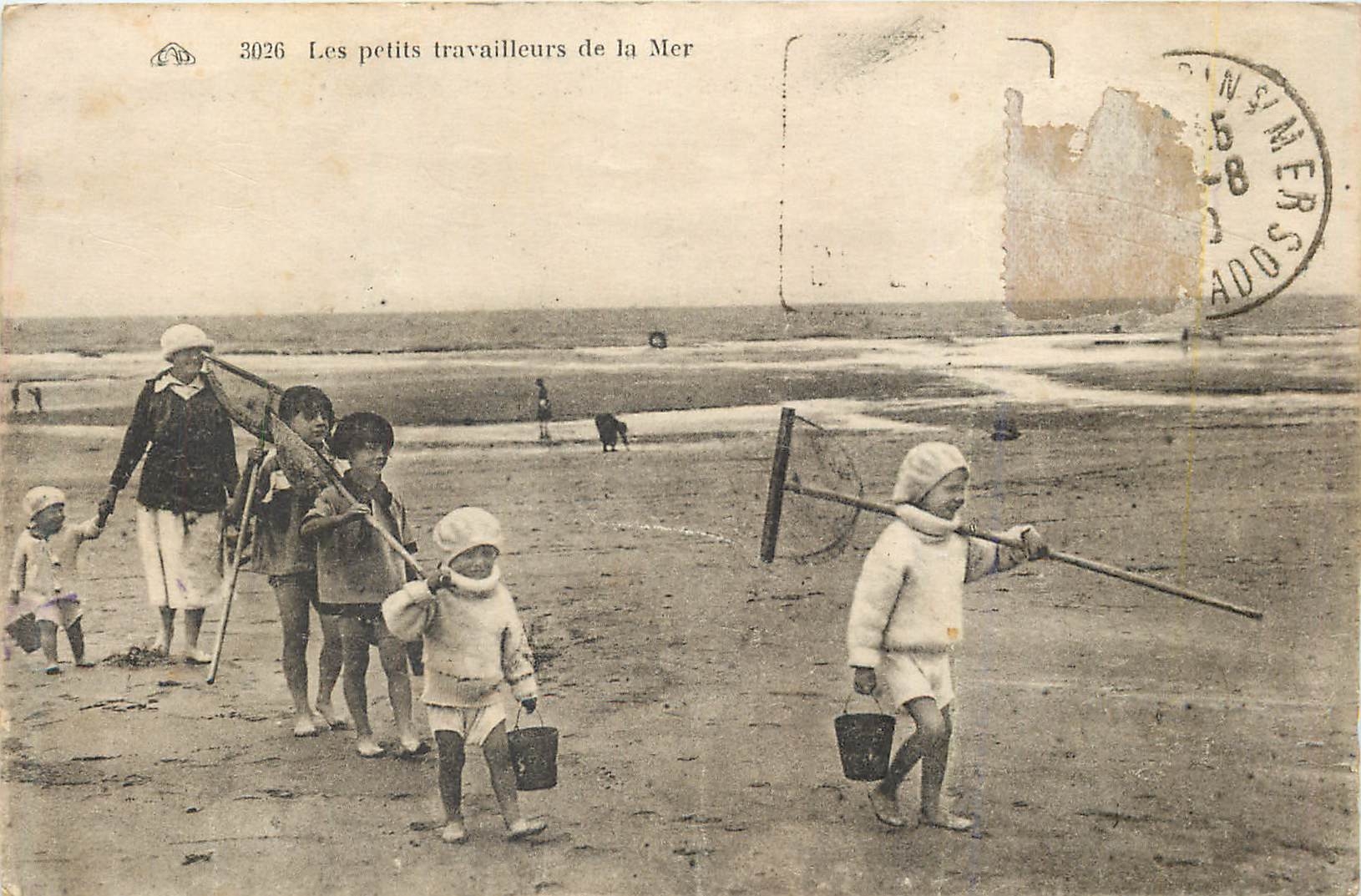 CPA Les Petis Travailleurs de la Mer