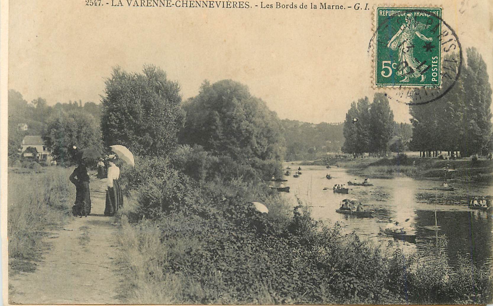 CPA La Varenne Chennevieres Les Bords de la Marne