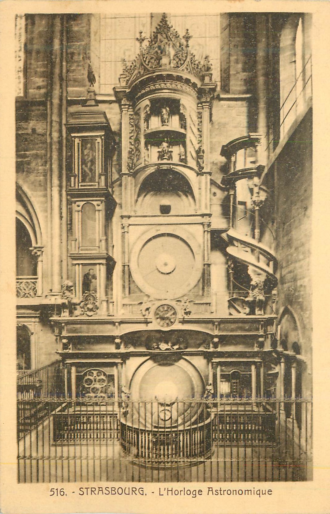 CPA Strasbourg L'Horloge Astronomique